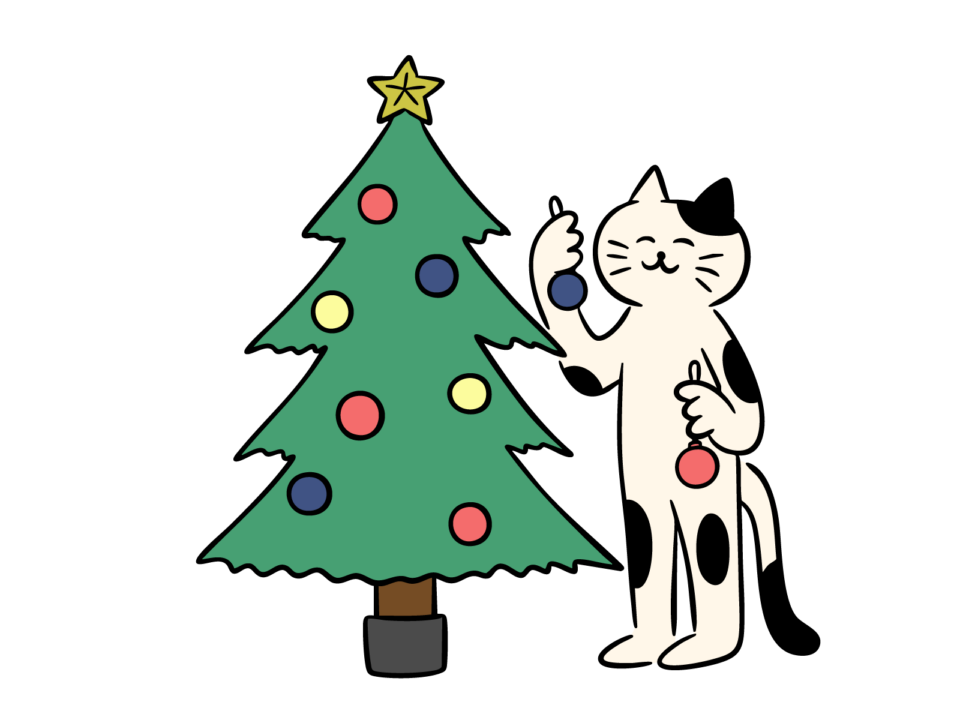 クリスマスツリーのイラスト